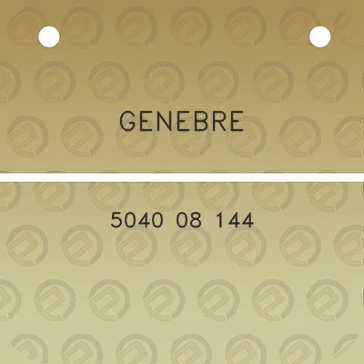 genebre-5040-08-144