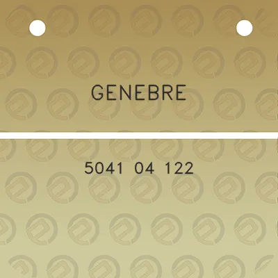 genebre-5041-04-122