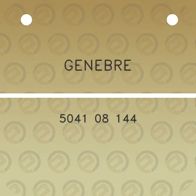 genebre-5041-08-144