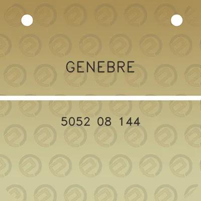 genebre-5052-08-144