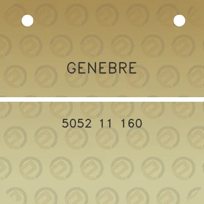 genebre-5052-11-160