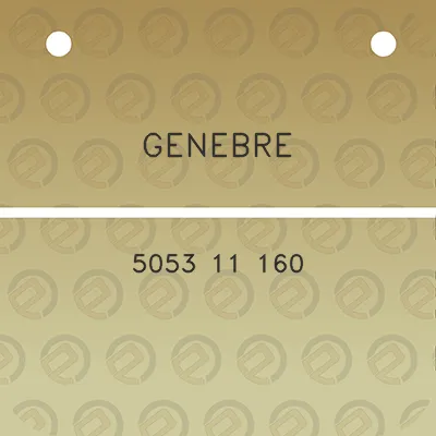 genebre-5053-11-160