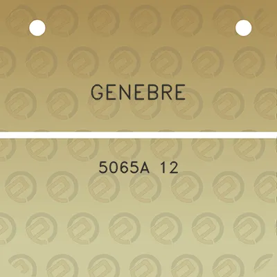 genebre-5065a-12