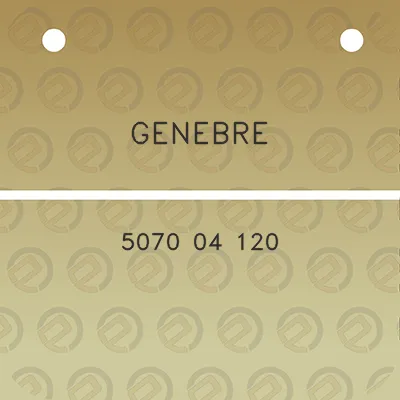 genebre-5070-04-120