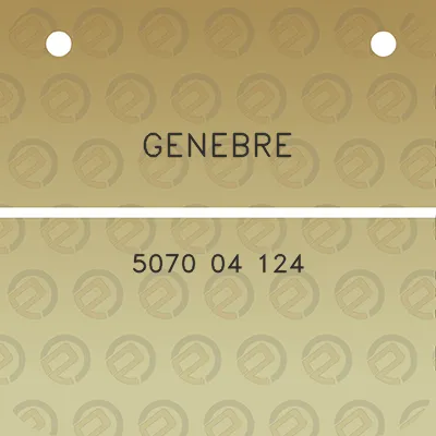 genebre-5070-04-124