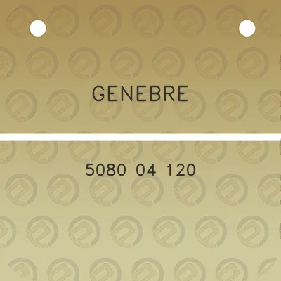 genebre-5080-04-120