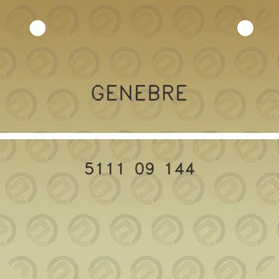 genebre-5111-09-144