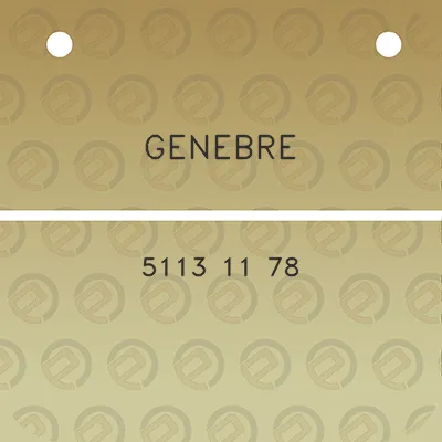 genebre-5113-11-78