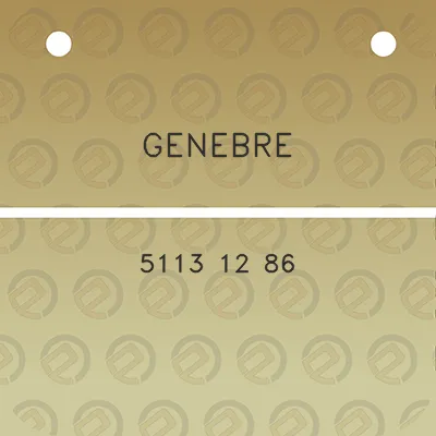 genebre-5113-12-86