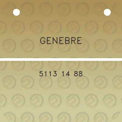 genebre-5113-14-88