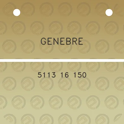 genebre-5113-16-150