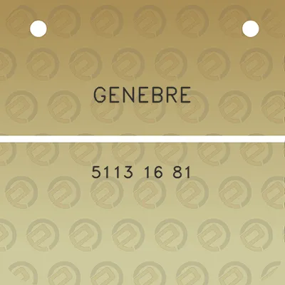 genebre-5113-16-81