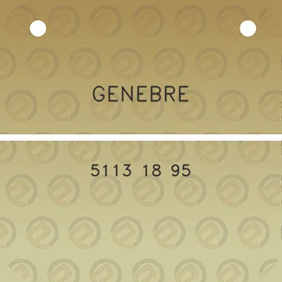 genebre-5113-18-95