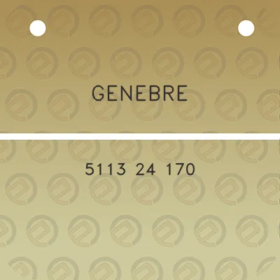 genebre-5113-24-170