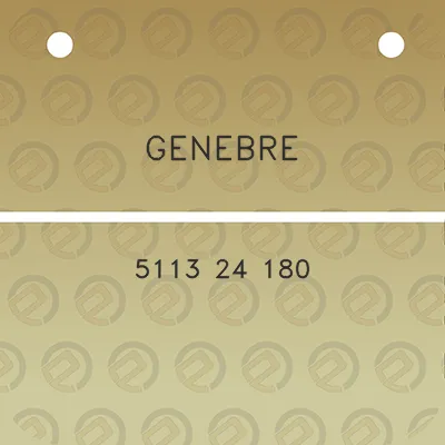 genebre-5113-24-180