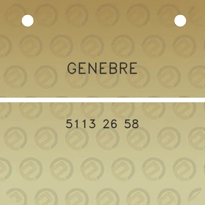 genebre-5113-26-58