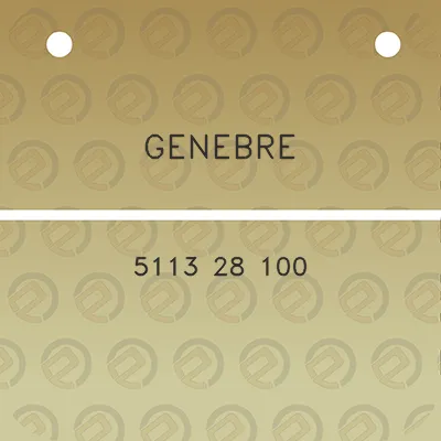 genebre-5113-28-100