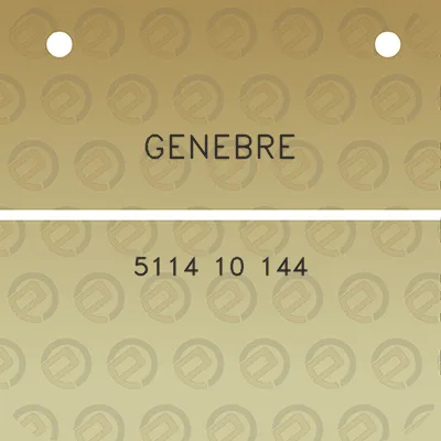 genebre-5114-10-144