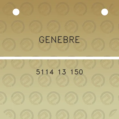 genebre-5114-13-150