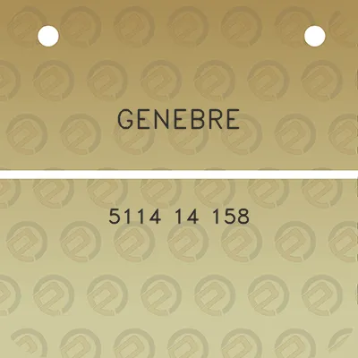 genebre-5114-14-158