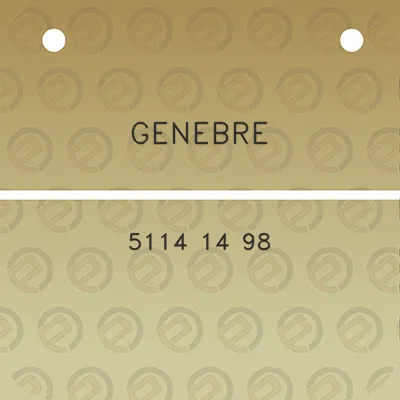 genebre-5114-14-98