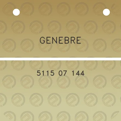 genebre-5115-07-144