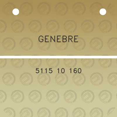 genebre-5115-10-160