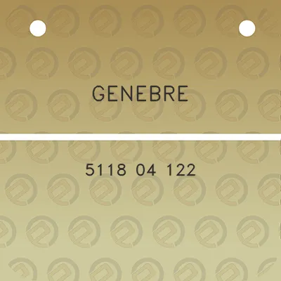 genebre-5118-04-122