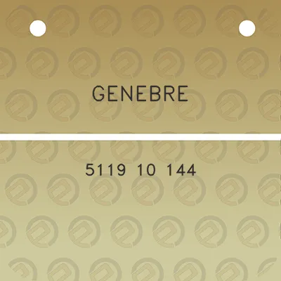 genebre-5119-10-144