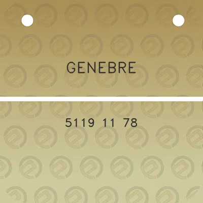 genebre-5119-11-78