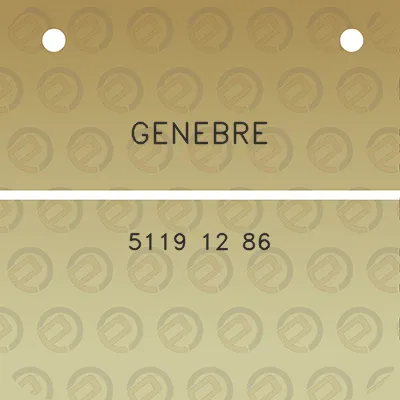 genebre-5119-12-86