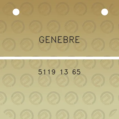 genebre-5119-13-65