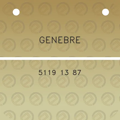 genebre-5119-13-87