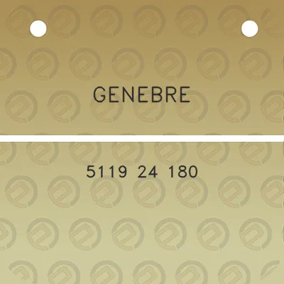 genebre-5119-24-180