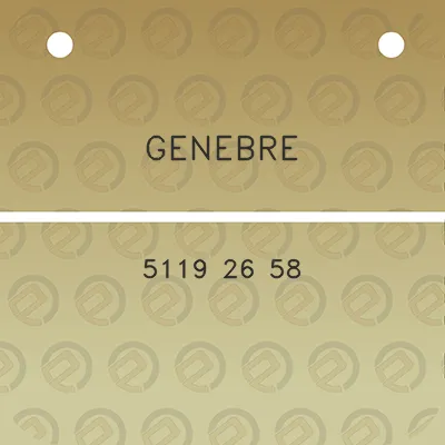 genebre-5119-26-58