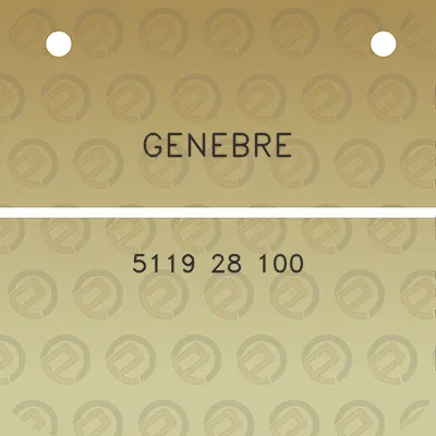 genebre-5119-28-100