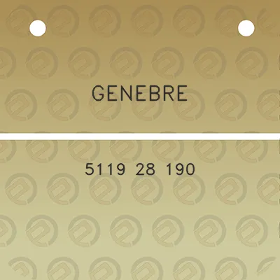 genebre-5119-28-190