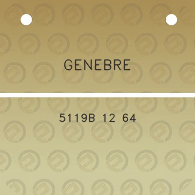 genebre-5119b-12-64