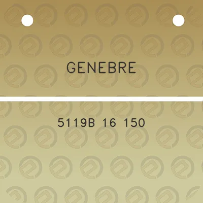 genebre-5119b-16-150