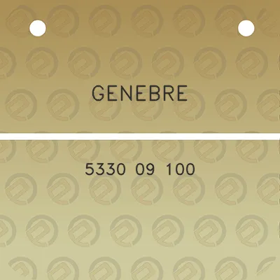 genebre-5330-09-100