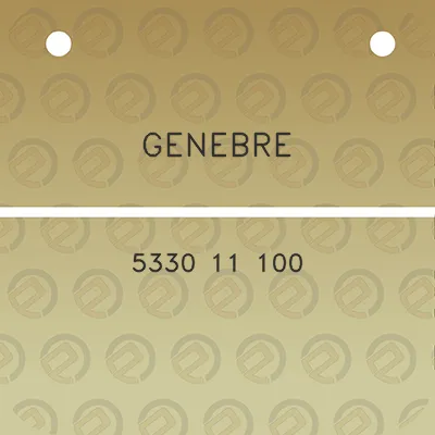 genebre-5330-11-100