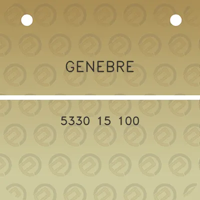 genebre-5330-15-100