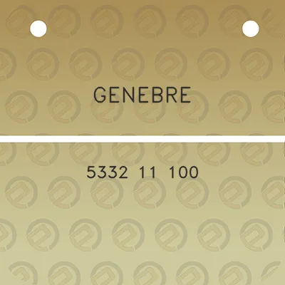 genebre-5332-11-100