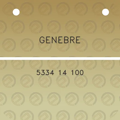 genebre-5334-14-100