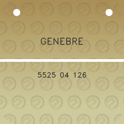 genebre-5525-04-126