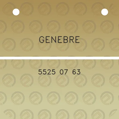 genebre-5525-07-63