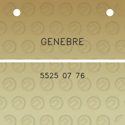 genebre-5525-07-76