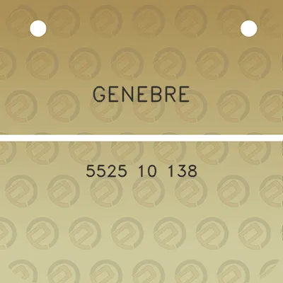 genebre-5525-10-138