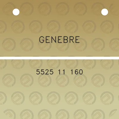 genebre-5525-11-160