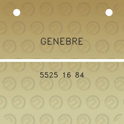 genebre-5525-16-84